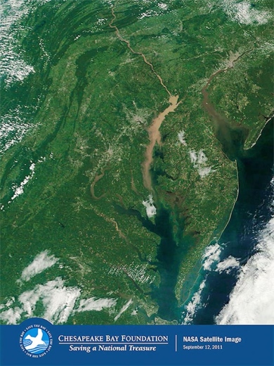 Chesapeake Bay - After Tropical Storm Lee 