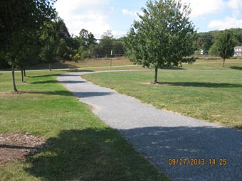 Woodbridge Park walking path
